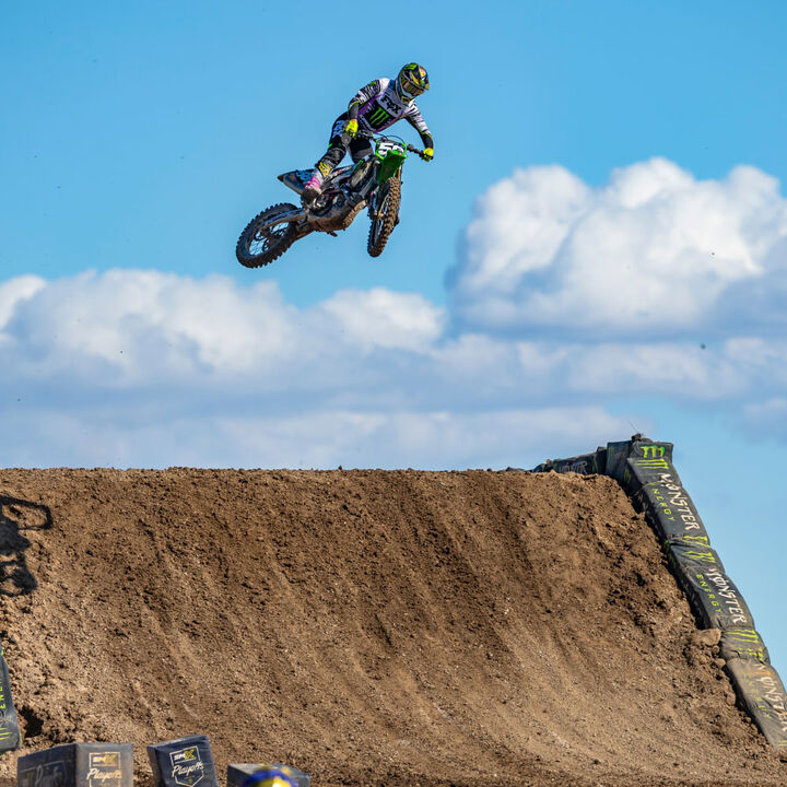 Seth Hammaker taking a jump