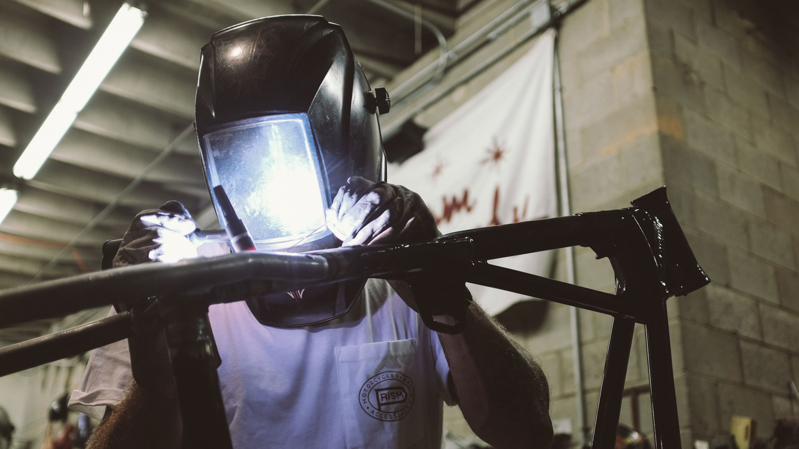 Zach Hindes working on building something